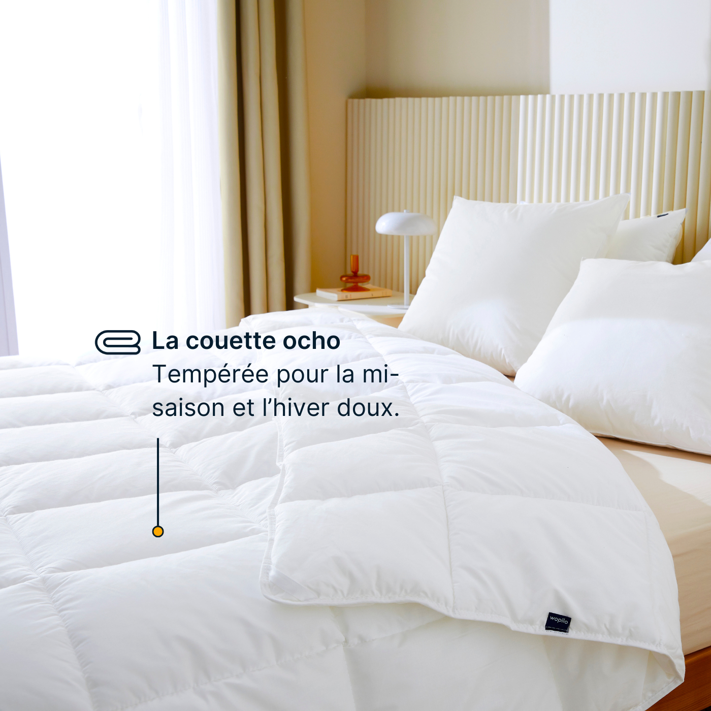 Le pack couette + 2 oreillers