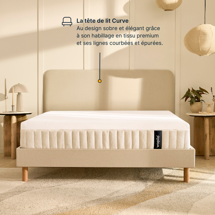 Le pack sommier + tête de lit