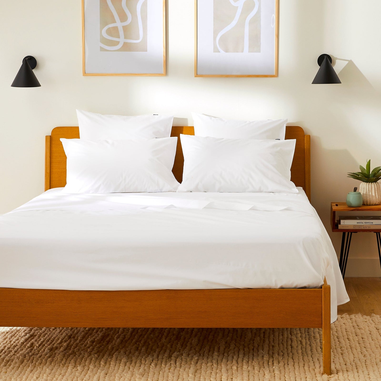 Le drap plat - Blanc