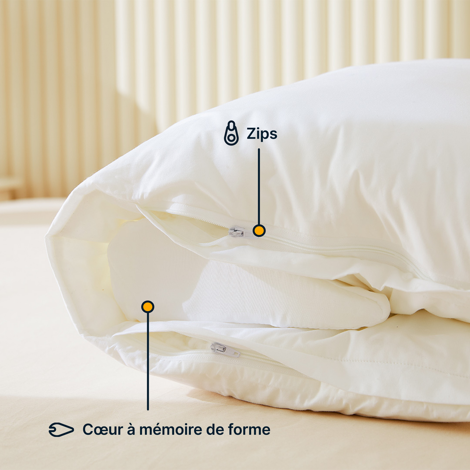 Le wopilo pour les pros - 1 oreiller wopilo plus pour les pros